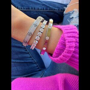 Park Lane Clear Silver MINI Impression Tennis Bracelet Color Crush Edition BNIB